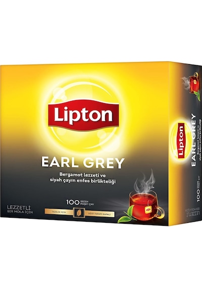 Lipton Earl Grey Bergamot Siyah Süzen Poşet Çay 100 x 2 G