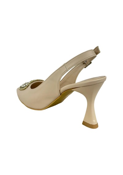Matzeliger Mzg1159 Bej Kadın Kalem Topuklu Stiletto