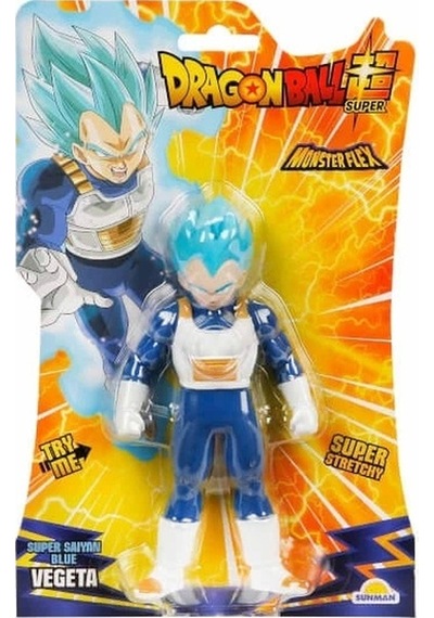 Monster Flex Dragon Ball Stretch Figür 15 Cm - Super Saiyan Blue Vegeta