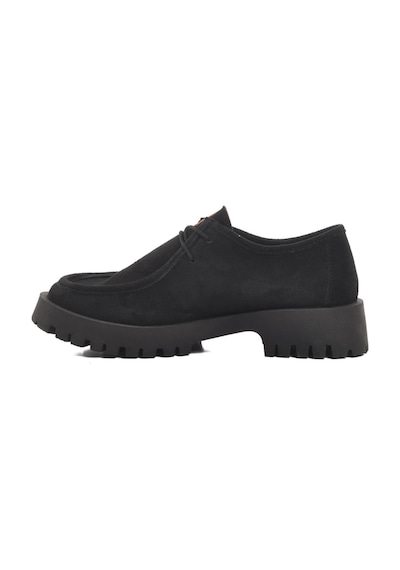 Pierre Cardin Pc-54319 Z Siyah Süet Kadın Günlük Ayakkabı Siyah Süet