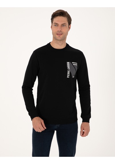 Pierre Cardin Erkek Siyah Sweatshirt 50317750-vr046 Siyah