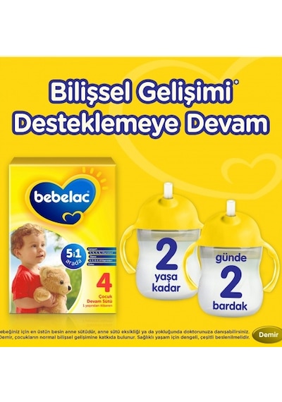 Bebelac 4 Devam Sütü 800 G 4 Adet