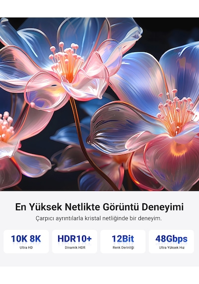 Ugreen 8k Hdmı Görüntü Aktarma Kablosu, 5 Metre, 40182