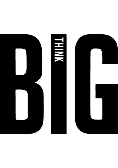 Think Big Sticker 10 X 8 Cm