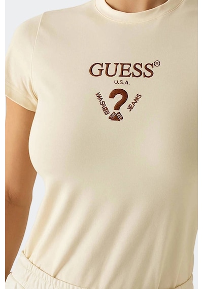 Guess Bayan T Shirt V4yı21 Kcdh1 D001 Beyaz BEYAZ