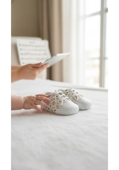 Balbeybi Bebek Klasik Müzik Notalı Ayakkabı Kaydırmaz Taban İlk Adım Ortapedik Yumuşak Taban Günlük Çok Renkli Balbeybi Bebek Klasik Müzik Notalı Ayakkabı Kaydırmaz Taban İlk Adım Ortapedik Yumuşak Taban Günlük Çok Renkli