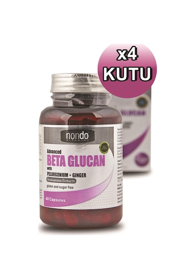 Nondo Beta Glucan 60 Kapsül 4 Adet 240 Kapsül