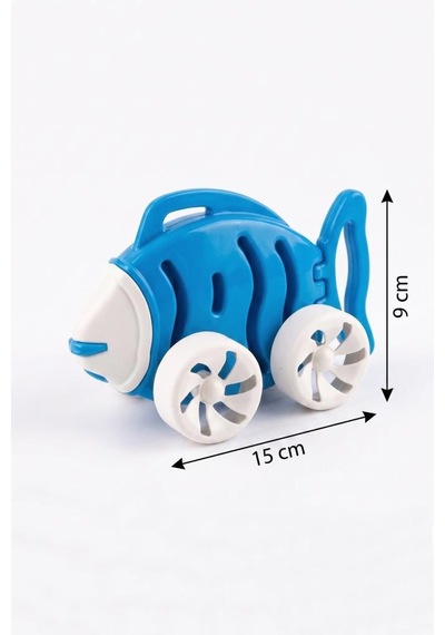 Montessori Balık Araba - Bpa Free & Non-toxic Abs Plastik Eğitici Oyuncak Balık Araba