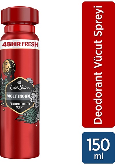 Old Spice Wolfthorn 48H Erkek Sprey Deodorant 150 ML