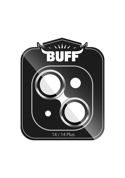 Buff Apple Uyumlu iPhone 14 / 14 Plus Kamera Metal Lens Gümüş