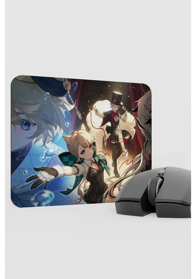 Lynette Genshin Impact Anime Oyuncu V2 - 22x18 Gaming Mouse Pad Fare Altlığı