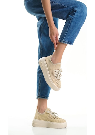 Mubiano H- 101-bj Triko Örme Kumaş Oval Burunlu Bağcık Detay Kadın Bej Yüksek Taban Babet & Loafer Ayakkabı Bej Mubiano H- 101-bj Triko Örme Kumaş Oval Burunlu Bağcık Detay Kadın Bej Yüksek Taban Babet & Loafer Ayakkabı Bej