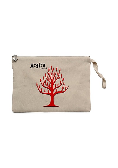 Gojira The Link Krem Clutch Astarlı Cüzdan / El Çantası Krem