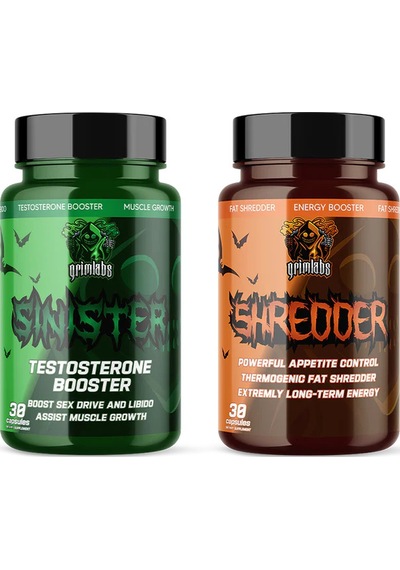 Grimlabs Fat Burn Starter Pack - Sınıster Testo Booster & Shredde