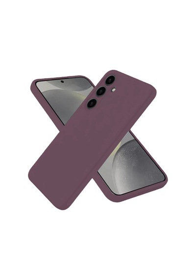 Newface Samsung Uyumlu Galaxy A06 Kılıf First Silikon - Mürdüm Resimdeki