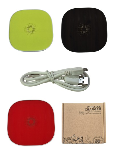Kablosuz Şarj Pedi Wireless Charging Pad Sarı