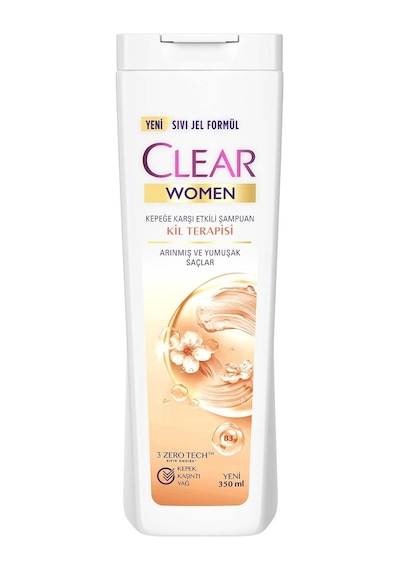Clear Women Kil Terapisi Kepeğe Karşı Etkili Şampuan 350 ML