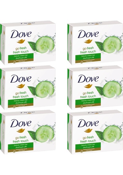 Dove Cream Bar Fresh Touch Güzellik Sabunu 6 x 100 G