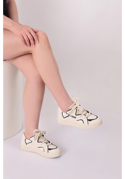 Dgn B10750 Kadin Sneakers Ayakkabi Siyah