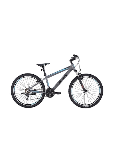 Bisan Cooper Dağ Bisikleti 37 Cm V 27.5 Jant 21 Vites Füme Siyah Mavi Füme Mavi