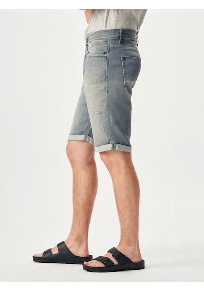 LTB Lance Dar Paça Orta Bel Mid Indigo Jean Bermuda Mavi