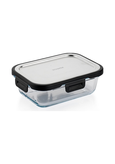 Schafer Retro Kilitli Saklama Kabı Dikdörtgen 600 ML Inox