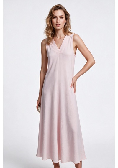 So Mercy Kadın Elbise 6287 Pembe