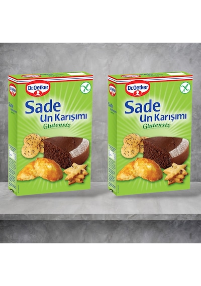 Dr.oetker Glutensiz Sade Un Karışımı 250 Gr X 2 Adet