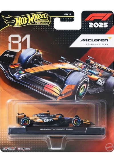 Hot Wheels F1 Mclaren Piastri Mtl-jkd81