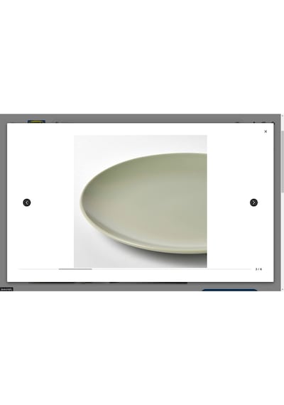 Fargklar Servis Tabak Seti, Açık Yeşil, 26 Cm, 4 Adet