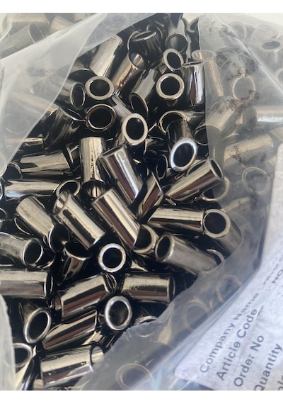 Kordon Metal Bağ Ucu 7,2 Mm Siyah 20 Adet