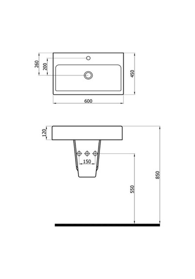 Newarc Power Lavabo 4800 Pow.l060