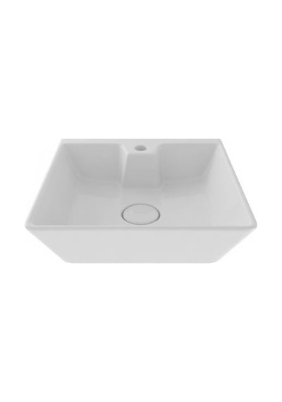 Serel Minimal Batarya Delikli Kare Lavabo 43x43 Cm Beyaz - 2014txs110h Diğer