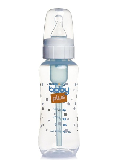 Baby Plus, Antikolik Pp Biberon, 0-6 Ay, Pp Malzeme, 240 Ml Kapasite, Gaz Önleyici Sistem Çok Renkli