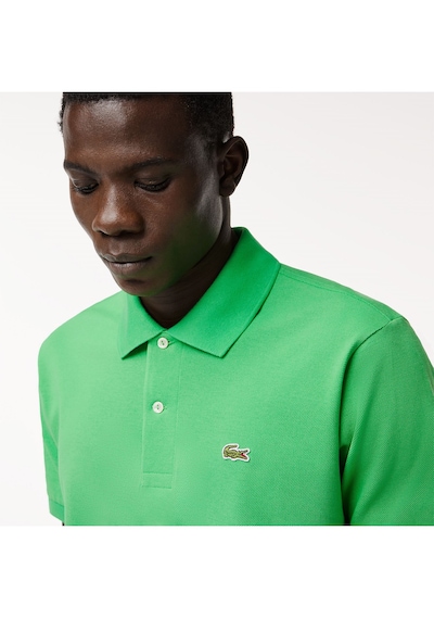 Lacoste Erkek Klasik Pike Kumaş Polo T-shirt Açık Yeşil