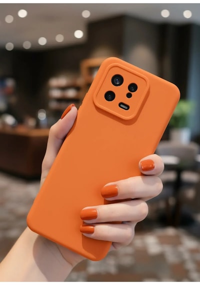 Xiaomi Mi 13 Kılıf Içi Kadife Süet Tasarımlı Kamera Korumalı Silikon A Kalite Lansman Kapak