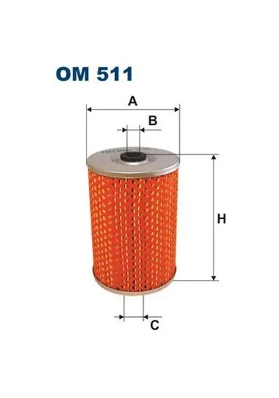 Fıltron Om511 Yag Filtresi 5001153 5001502 5002175