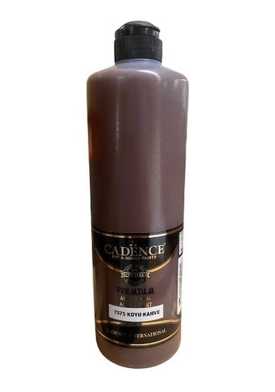 Akrilik Boya 500ml 7575 Koyu Kahve Ahşap Boyası 0,15 L
