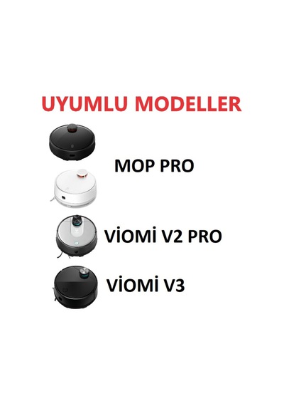 Xiaomi Mop Pro- Viomi V2-V3-Se Uyumlu 4 Adet Hepa Filtre
