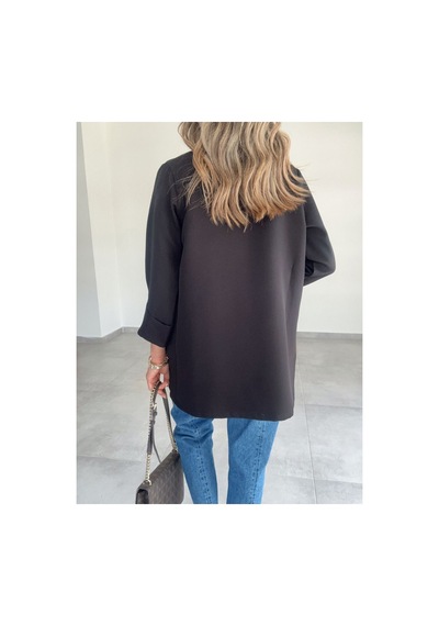 Çınar Boutique Fuşya Blazer Ceket-siyah - S Siyah Siyah