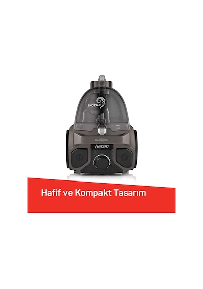Arzum AR4137 Focus Pro Cyclone 1.8 LT Toz Hazneli HEPA Filtreli Elektrikli Süpürgesi