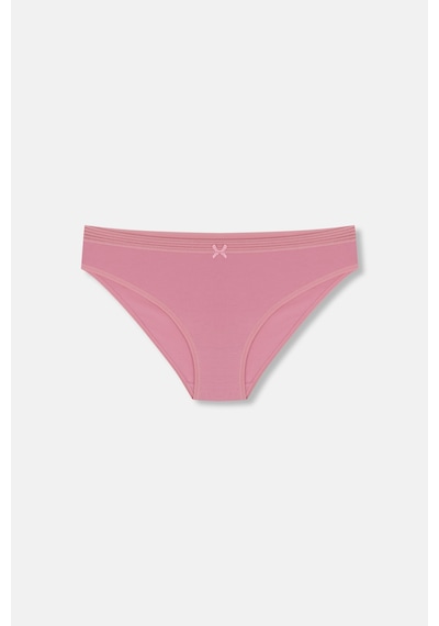 Suwen 3lü Pamuklu Dantelli Slip Külot St005160140 Ekru / Vizon / Pembe