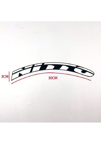 Lastik Yazısı/araba Lastik Yazısı/tire Text/ 3d Lastik Yazısı Nitto 4lü Set + Yapıştırıcı+zımpara