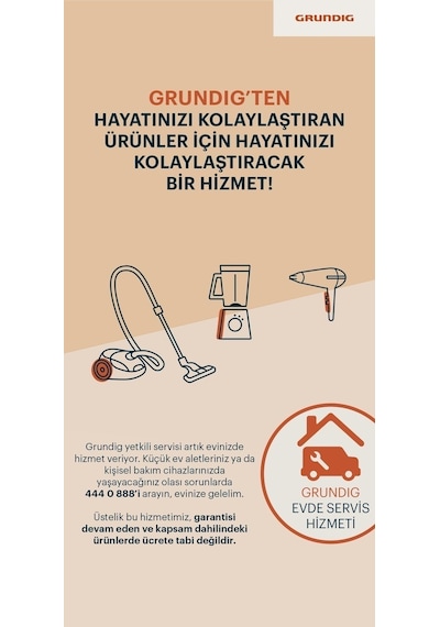 Grundig VCP 5030 3in1 Kablosuz Dikey Süpürge