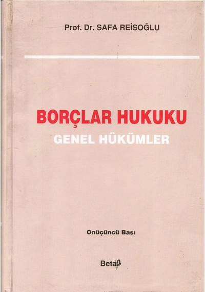 Borçlar Hukuku Genel Hükümler N11.755