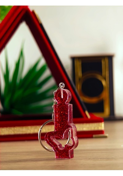 Kelebek Harfli Anahtarlık Hediyelik Ürün El Yapımı Epoksi Reçine Anahtarlık Kişiye Özel Harf Anahtarlık İ Açık Mor