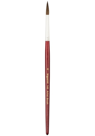 Bigpoint 145 Serisi Midilli Kılı Yuvarlak Fırça No: 8 X 12 Adet