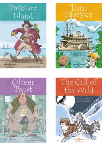 8-13 Yaş İngilizce Çocuk Klasikleri Hikaye Seti 16lı/english Stories For Children + Telefon Tutucu