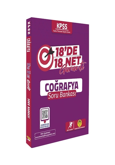 KPSS Coğrafya 18 de 18 Net Garanti Soru Bankası Video Çözümlü- Tasarı Akademi