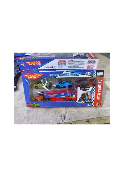 Speed Racer Road Series Tır Seti 4'lü Metal Araba Seti